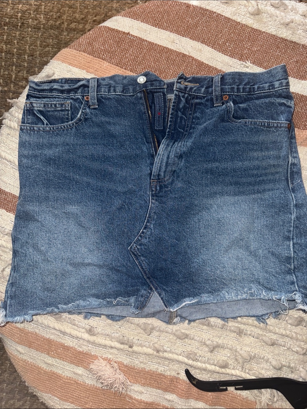 Classic Blue Denim Skirt